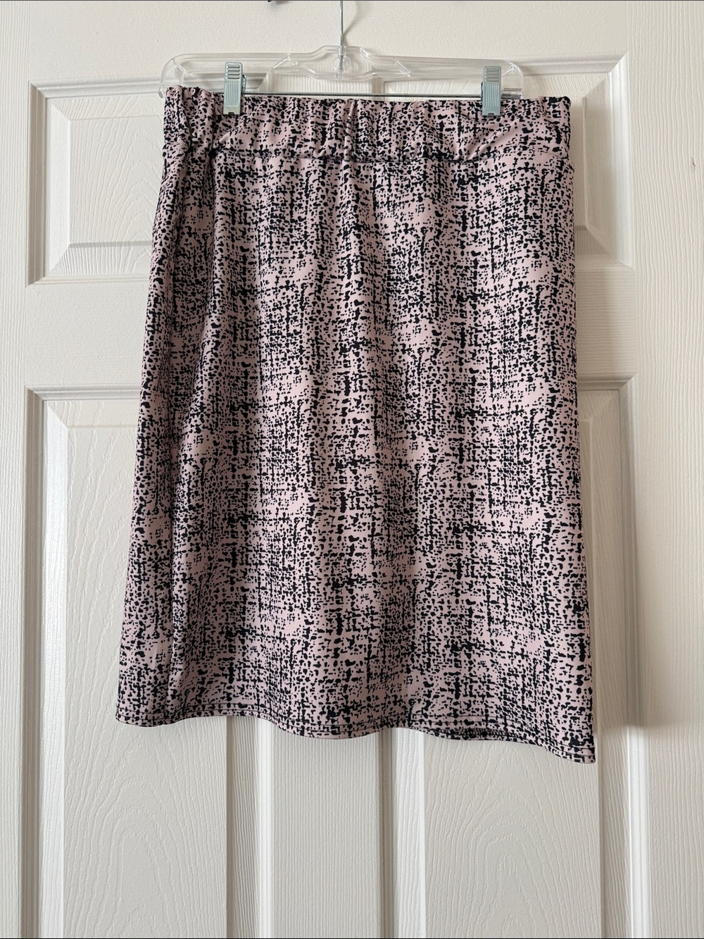 Women's Pink Patterned A-Line Skirt